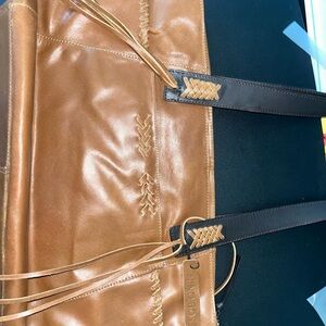 Nino Bossi Saddle Genuine Leather Shoulder Bag